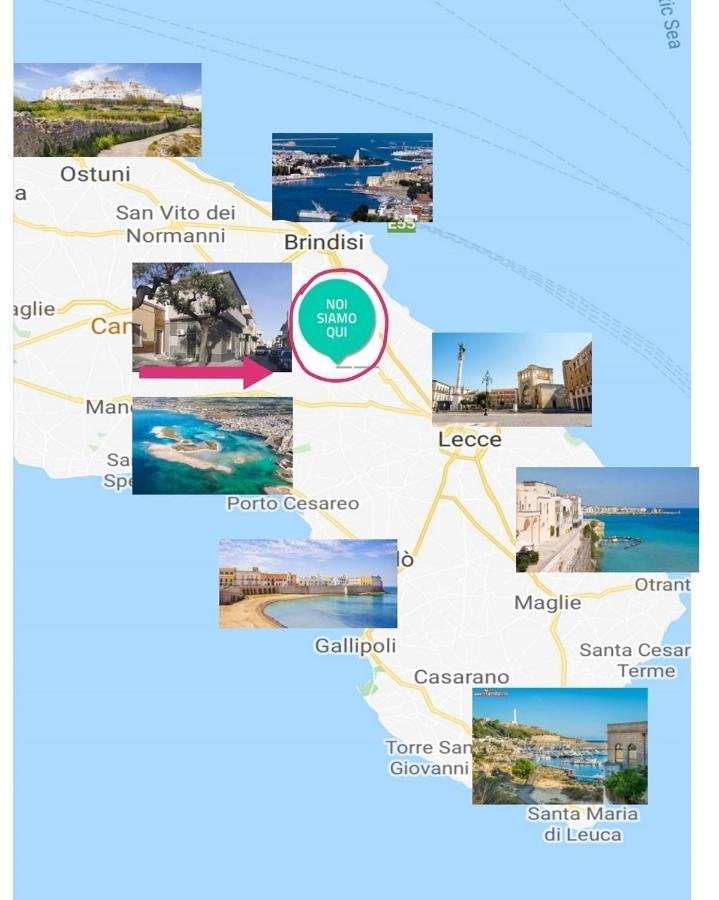 Colori Del Salento Bed & Breakfast เชลลิโน ซานมาร์โก ภายนอก รูปภาพ