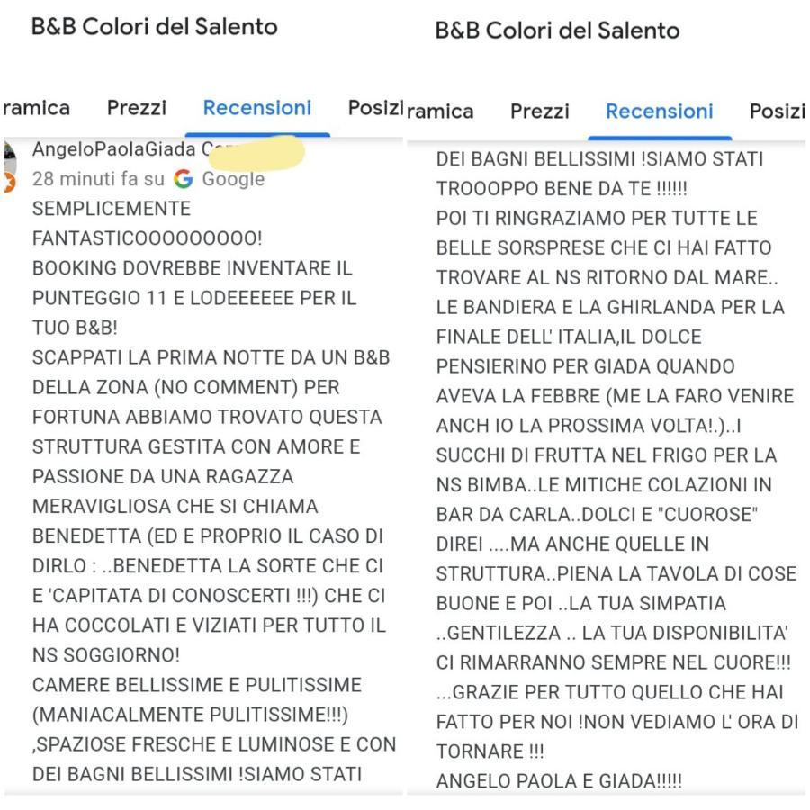 Colori Del Salento Bed & Breakfast เชลลิโน ซานมาร์โก ภายนอก รูปภาพ